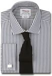 73%+ off TM Lewin Slim Fit Navy Multi Stripe or Regular Fit Blue Slim Stripe Shirt $16 Delivered