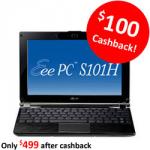ASUS Eee PC S101H $499 (after Asus $100 Cash Back) + $8.35- $10 Shipping - 20 Units Only from Wireless1