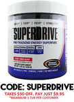 20 Serve Superdrive Sale - $9.95 + Shipping (Free For Orders Over $49.99) @ Supplement Warfare