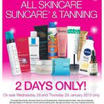 Priceline - 40% off all Skincare, Suncare and Tanning. Wed-Thurs(28-29)