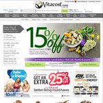 Vitacost - 15% off $65+ USD, on Select Herbs, Supplements and Vitamins