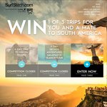 Win 1 of 3 Trips for 2 to South America with SurfStitch