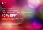 40% Nike Factory Store Xmas Family & Friends Sale - WA Harbour Town