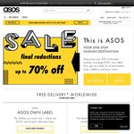 Up to 70% off Sale* @ ASOS