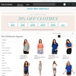 The Iconic - 70% off Womens Clothing from $5.39 Free Shipping Min Order $50 or $7.95