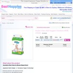 Sealer Ultra Soft Nappies - Newborn $8.80/48 Pack or Small $13.20/62 Pack - Bestnappies.com.au