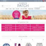 Pumpkin Patch - Clearance Items Nothing over $15 (Free Delivery Code- AUSPM)