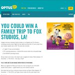 Win a Holiday to Los Angeles & Fox Studios or 1 of 50,000 Double Movie Passes from Optus Perks