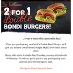 Oporto - Buy 1 Double Bondi Meal Get 1 Double Bondi Burger FREE (Flame Rewards req.)