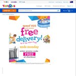 Free Shipping @ Toys R Us & Babies R Us (Minimum Spend $99)
