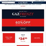 GAZ MAN up to 60% off 48 Hours Only