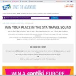 Win 1 of 50 Western Quest Contiki Tours (Europe) from STA Travel [40 @ George St. Sydney Store  8/7, 10 Online]