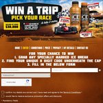 Win a Trip for 3 to The Races in Dubai/LA/Monaco Worth >$30,000 Plus $50 Instant Win EB Games Vouchers from Ice Break