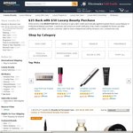 Spend US$50+ on Luxury Beauty Products, Get US$25 Credit for Next Order @ Amazon US