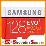 Samsung EVO Plus 80MB/s MicroSD Card 64GB $20.79, 128GB $46.36 (or $46.80 @ Futu) Delivered @ Shopping Square eBay