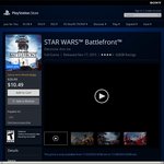 $7.49 Star Wars Battlefront [PS4] US Playstation Store *PS+ required 