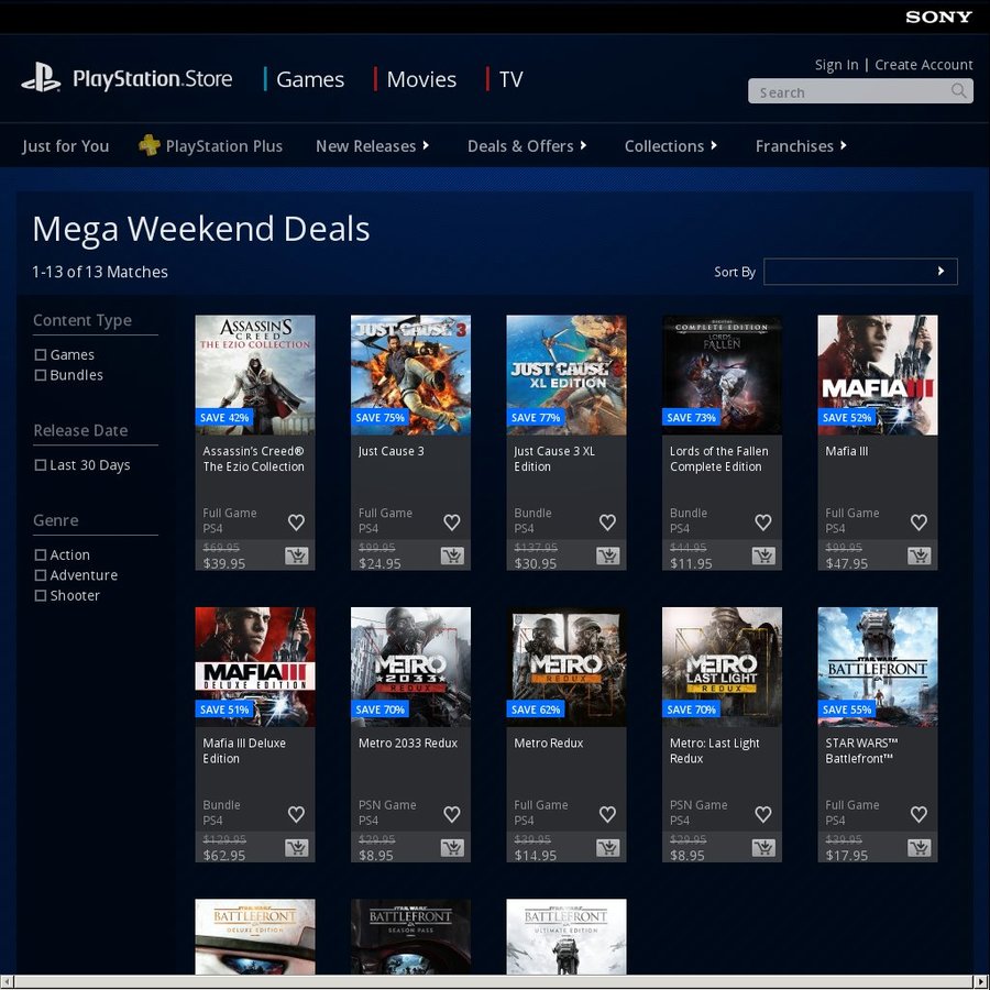 ezio collection ps store