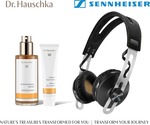 Win a Pair of Sennheiser Momentum On-Ear Wireless Headphones Worth $649.95 & Skin Care Products from Dr Hauschka