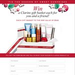 Win 1 of 5 Prizes of a Clarins Gift Pack for You and a Friend