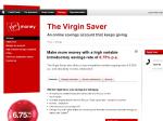 Virgin Saver 6.75% p.a. Introductory Rate for The First 4 Months