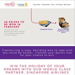 Win 1 of 28 Return Business Class Flights for 2 to Any SIA Destination Worth $17,535 from Velocity Frequent Flyer [Members]