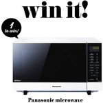 Win a Panasonic 27L Flatbed Microwave (NN-SF564W) Worth $289 from News Life Media