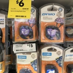 Woolworths - Dymo LetraTag Plastic Clear $6 (Was $15)
