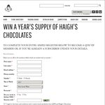 Win a Year's Supply of Haigh's Chocolates Worth $1,200 from Ipoh Property [NSW]