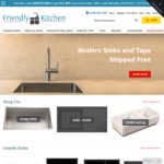 10% off Your Next Order over $599 @ Friendly Kitchen (Kitchen Sinks and Taps)