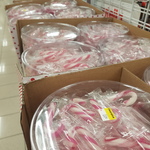 Xmas Candy Canes - 6c Per Pack (100 Pcs) @ Target Miranda NSW