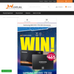 Win a Samsung 860 EVO SATA III 2.5'' 1TB SSD Worth $465 from JW Computers