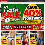 Save 40% Storewide on Everything at aussieBum.com - Ends Monday