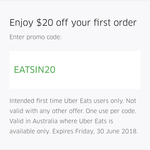 Uber eat 1st order coupon