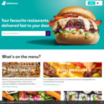 Free Delivery (up to $5 Per Order) for First Two Orders @ Deliveroo