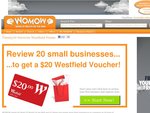 $20 Westfield Voucher - Simply Review 20 Businesses