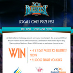 Win a $1,000 Flight Voucher and 4x One-Day 2019 Bluesfest Tickets from Ballina Shire Council [Open to Northern NSW Residents]