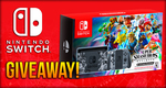 Win a Super Smash Bros Ultimate Nintendo Switch Bundle Worth $549 from Gehab