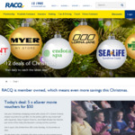 [QLD] 5 Event Cinema eSaver Vouchers for $50 @ RACQ 12 Days of Christmas