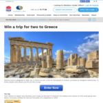 Win a Trip for 2 to Greece [Open to NSW Seniors Card Members]