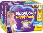 BabyLove Toddler Nappy Pants 9-14kg (28 Pack X 3, 84 Total) for $36 + Delivery (Free with Prime/$49 Spend) at Amazon AU