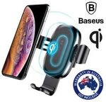 Baseus USB Qi Wireless Car Charger - 2 for $23.96, Baseus QC3.0 USB Type-C Cable - 2 for $12 + Del (Free with eBay +) @ SS eBay