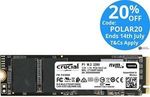 Crucial P1 1TB M.2 NVMe PCIe 3.0 X4 Internal SSD 2000MB/S $148 Delivered @ Tech Mall eBay