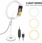 15% off Neewer LED Ring Light Table Top 10-Inch USB: $33.99 (Was $39.99) + Delivery ($0 with Prime/ $49 Spend) @ Amazon AU