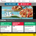 Large Hawaiian Pizza $5 (+10% Sunday Surcharge) @ Domino's