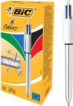 BIC 4 Colour Shine Pen 12pk $15.32 + Delivery ($0 with Prime / $39 Spend) @ Amazon Australia