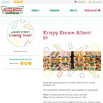[QLD] Free Original Glazed Doughnuts (19/9) @ Krispy Kreme (Albert St, Brisbane)