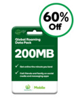 Global Roaming 200MB Data Sim $4.80 (60% off) @ Woolworths Mobile / Woolworths