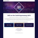 Win 1 of ~1,200 Tickets for 5 People to New Year's Eve on The Cahill Expressway from Roads and Maritime Services [NSW Residents]