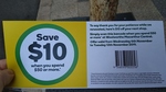 [QLD] Save $10 When You Spend $50 or More @ Woolworths, Macarthur Central