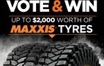 Win a $2,000 Maxxis Tyres Voucher from Bauer Media